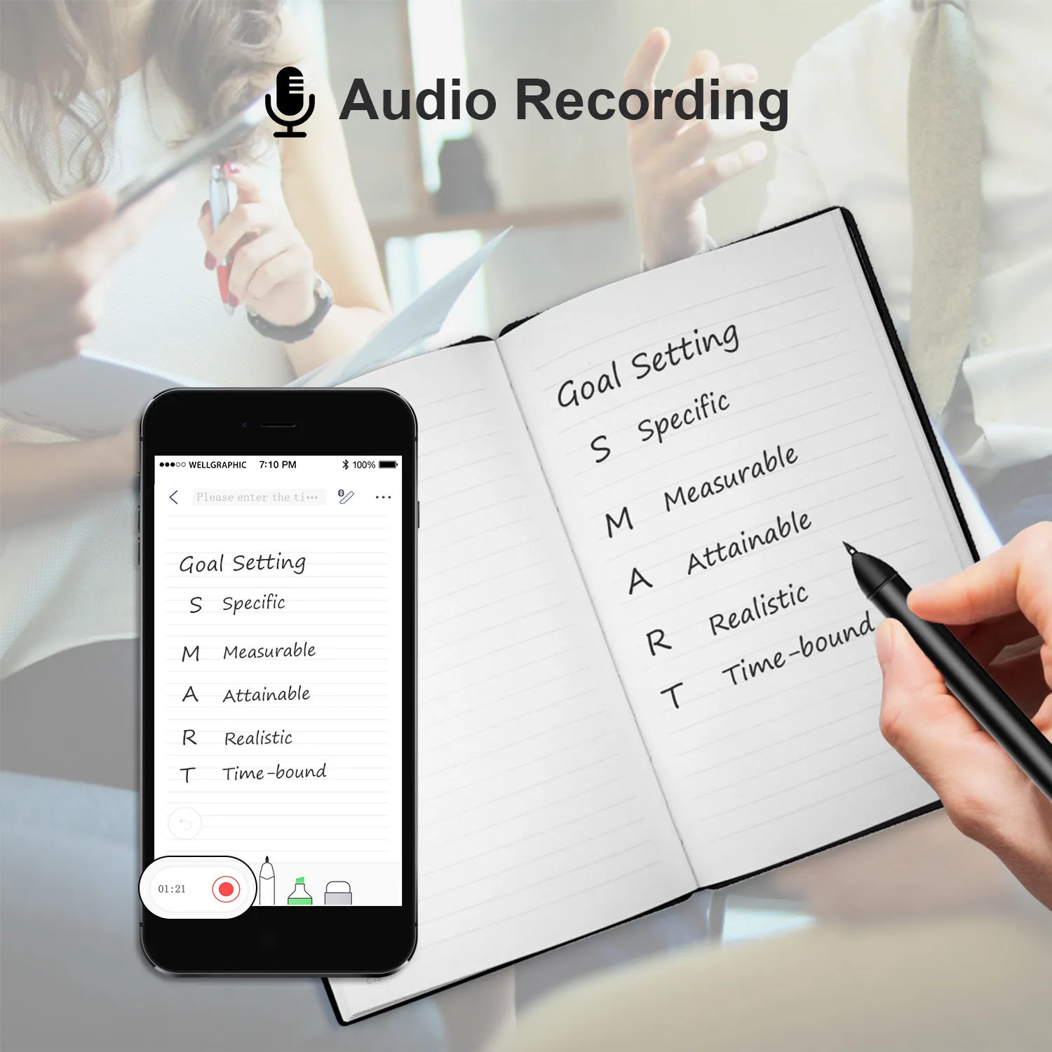 Sync writing pen