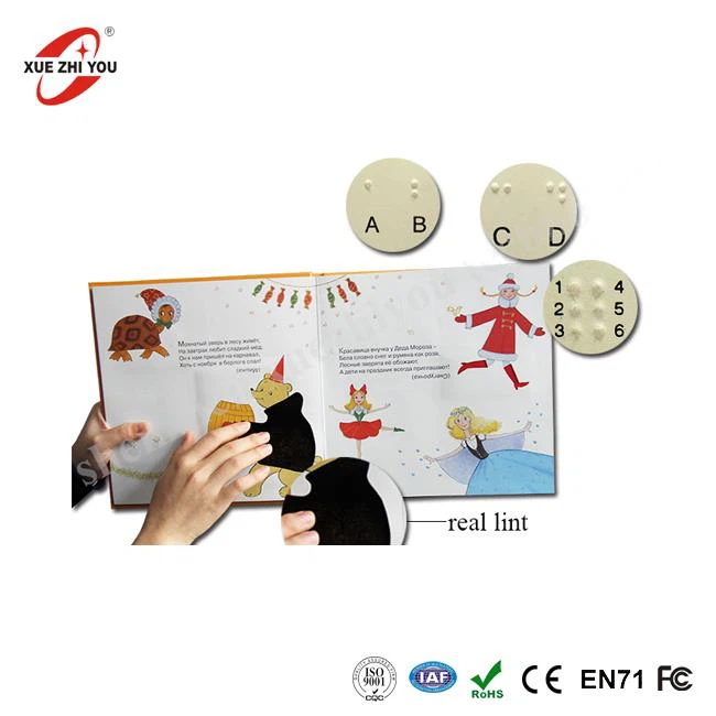 Braille Book Touch Reading Pen para deficiência visual