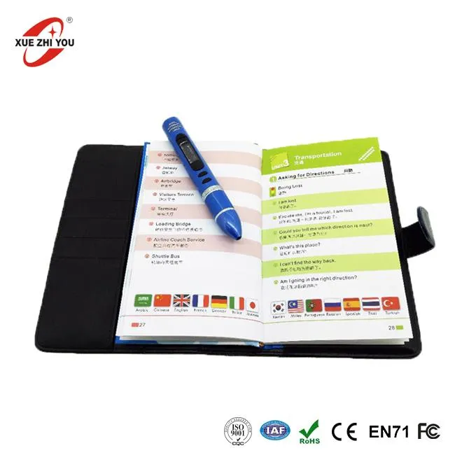 Caneta de leitura para adultos em idiomas