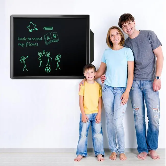 Placa de escrita apagável educacional do LCD de 20 polegadas