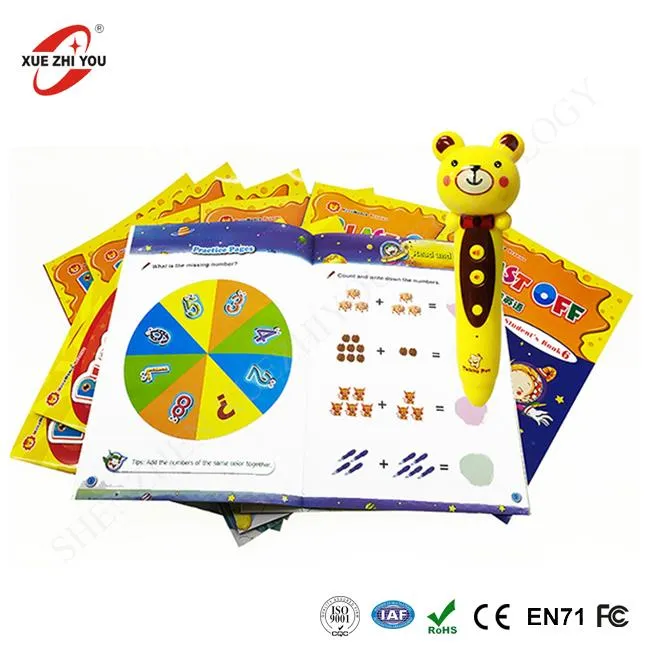 Caneta de leitura de crianças por atacado inglês OID caneta