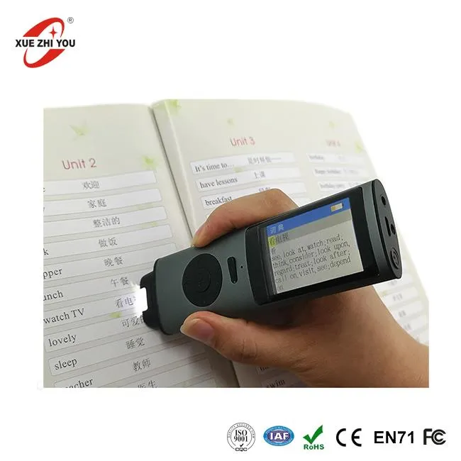 Tradutor de 12 línguas qualquer scanner de papel