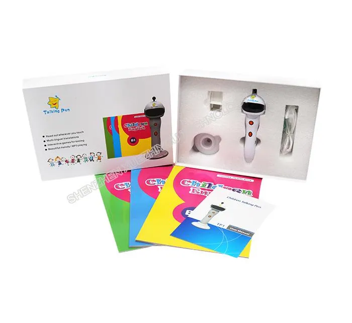 Livro sobre caneta falante em inglês para educação infantil