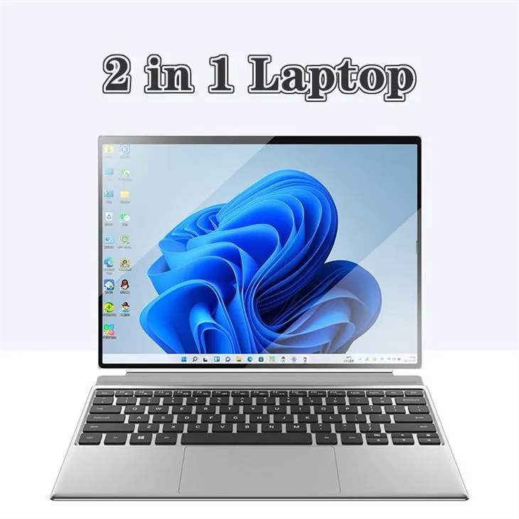 J4125 2 de 12,3 polegadas em 1 notebook