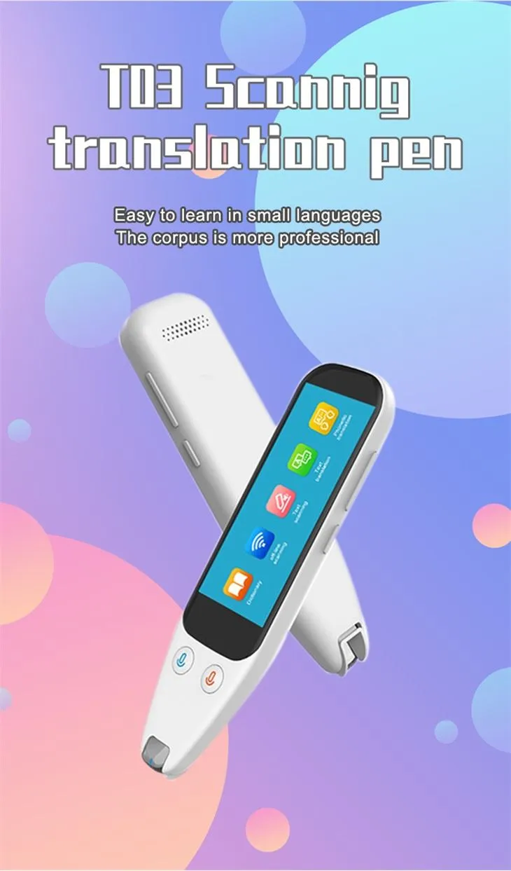 Dispositivo OCR Digital Reading Pen Suporta tradução multilíngue