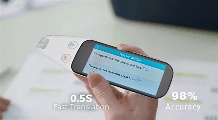 Tradutor de caneta para aprendizes de segunda língua